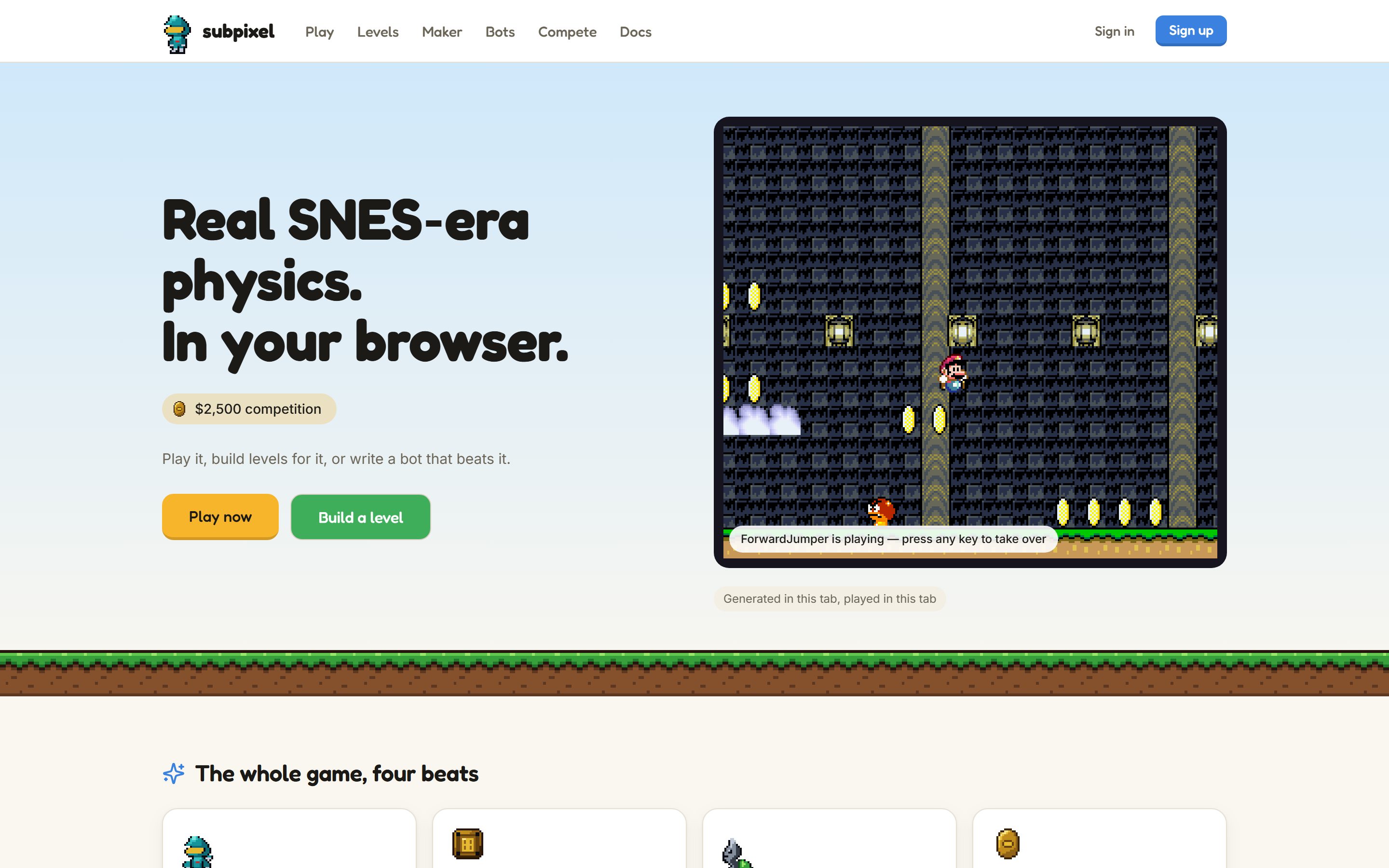 Screenshot of Subpixel
